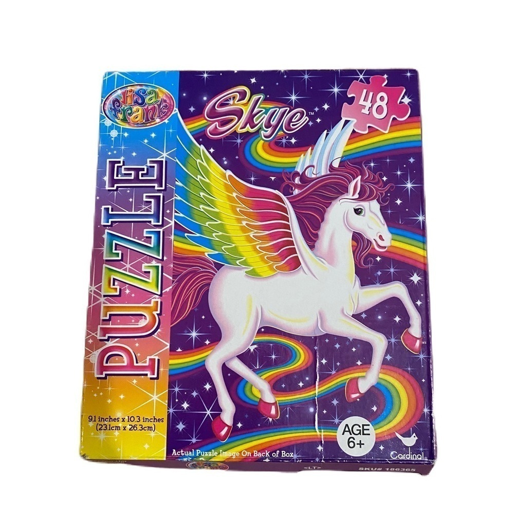 Lisa Frank Skye Unicorn Puzzle - 48 Pieces - Multicolor
